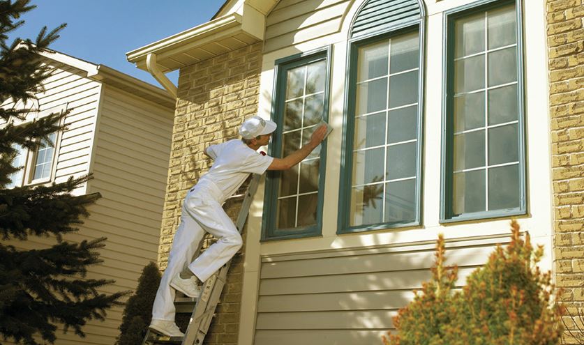 painter in montreal exterior painters preparation and cleaning of outside of house